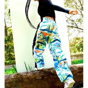 Free People printed end zone pants. No offers please